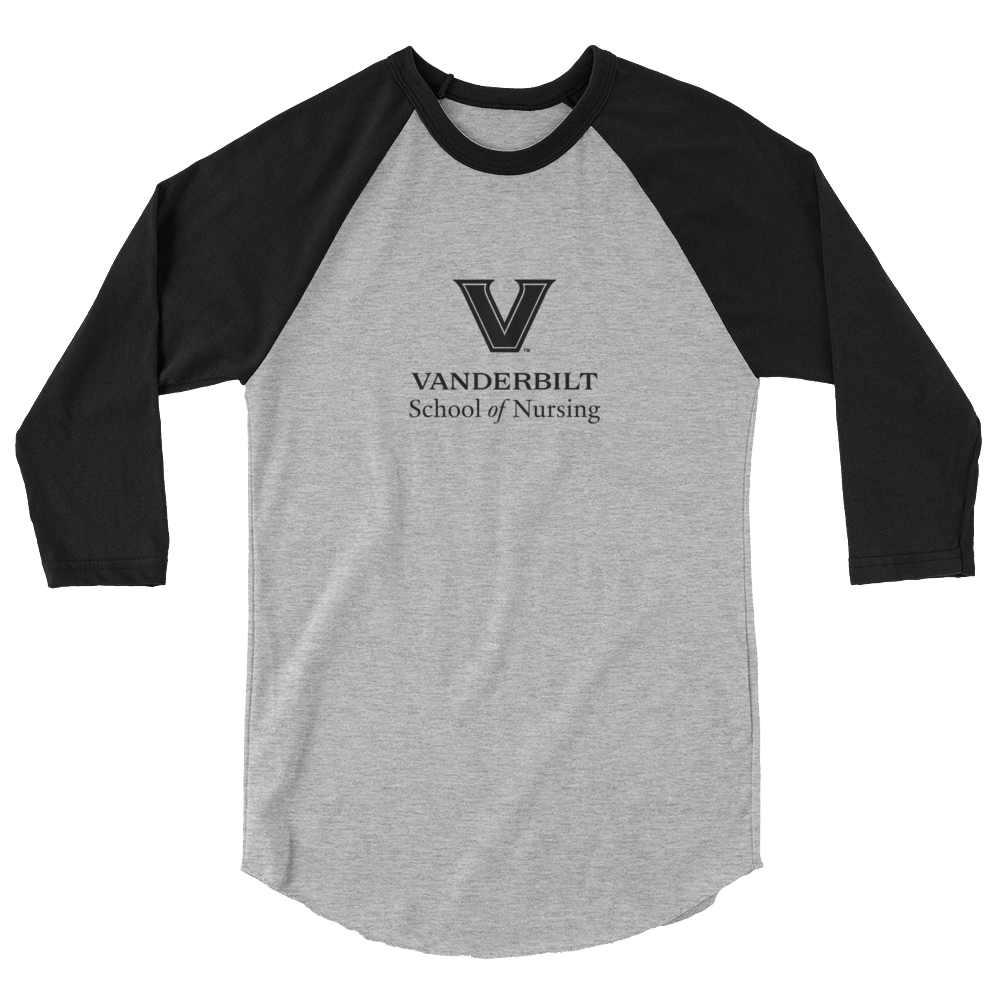 VU Nursing 3/4 sleeve raglan shirt