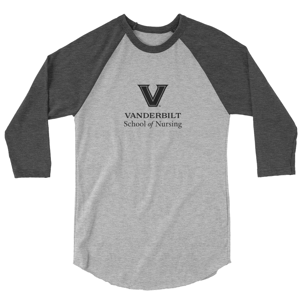 VU Nursing 3/4 sleeve raglan shirt